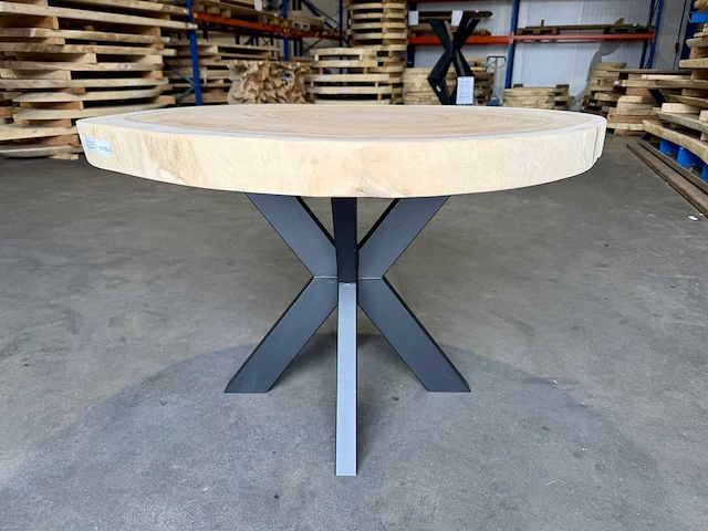 Ronde suar boomstam tafel - afbeelding 4 van  4