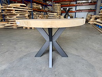 Ronde suar boomstam tafel - afbeelding 2 van  3