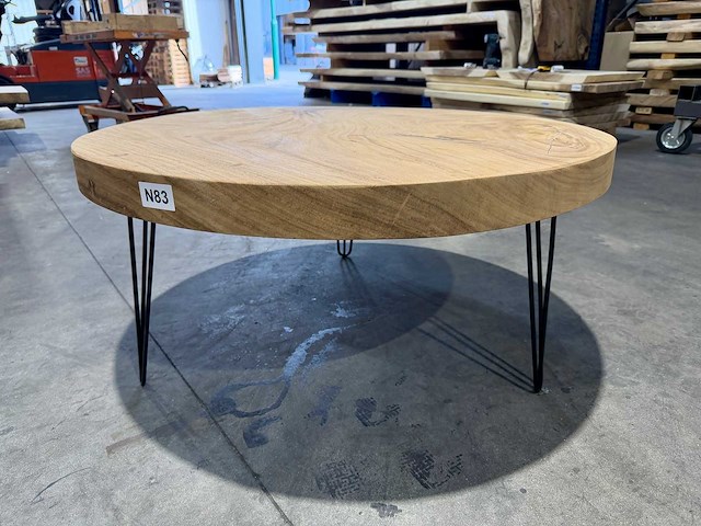 Ronde suar salontafel 110cm. - afbeelding 1 van  4