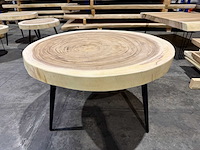 Ronde suar salontafel - afbeelding 1 van  3