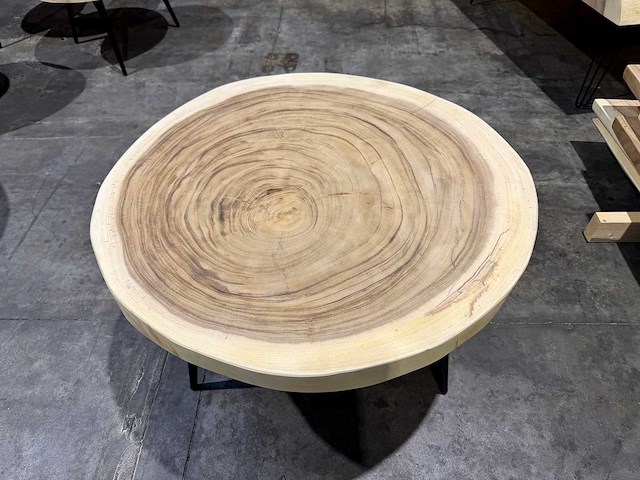 Ronde suar salontafel - afbeelding 2 van  3