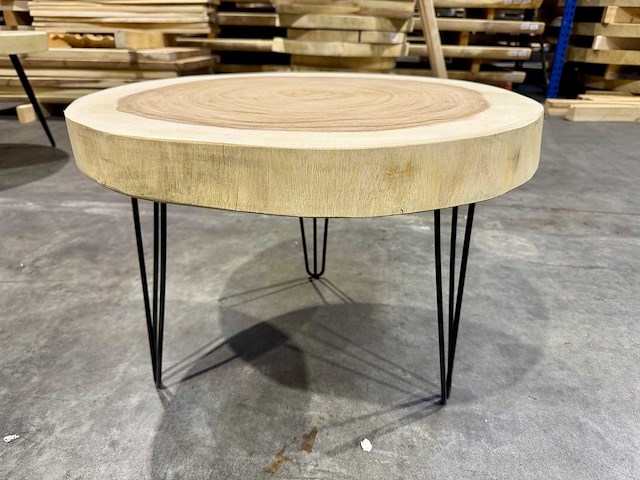 Ronde suar salontafel - afbeelding 1 van  3