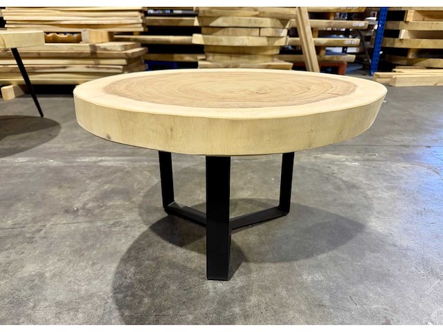 Ronde suar salontafel - afbeelding 1 van  3