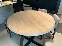 Ronde tafel met stalen onderstel - afbeelding 2 van  3