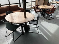 Ronde tafel met stoelen (2x) - afbeelding 1 van  7