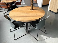 Ronde tafel met stoelen (2x) - afbeelding 3 van  7