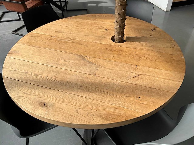 Ronde tafel met stoelen (2x) - afbeelding 4 van  7