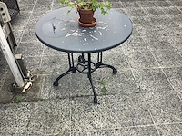 Ronde terras tafel - terrace tables (4x) - afbeelding 3 van  3