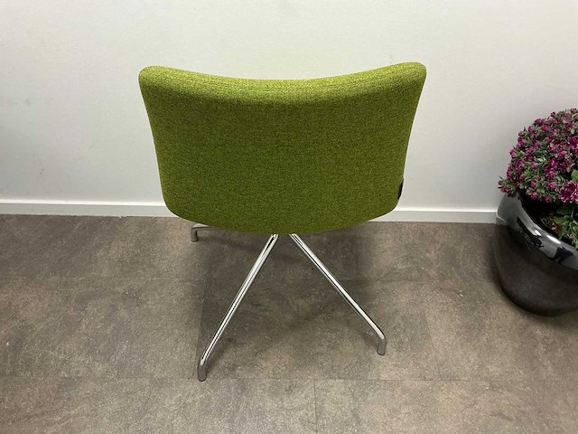 Ronde vergadertafel met 4 vergaderstoelen - afbeelding 5 van  8