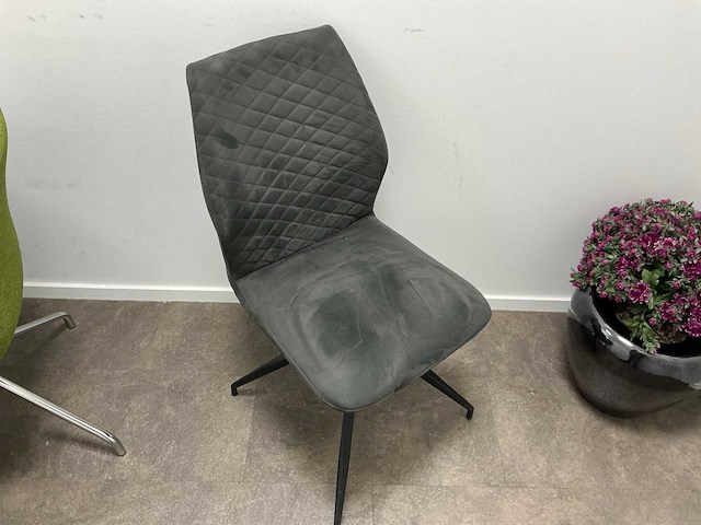 Ronde vergadertafel met 4 vergaderstoelen - afbeelding 7 van  8