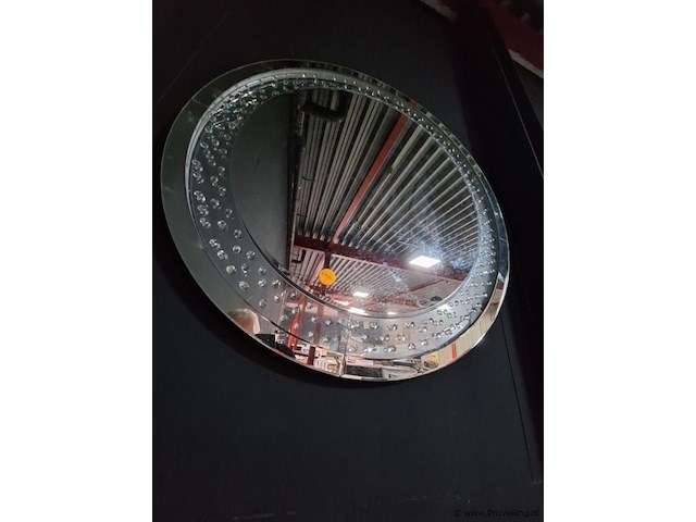 Ronde wandspiegel, diameter ca. 100 cm - afbeelding 2 van  3