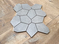 Rondine conrete light grey mat mozaïektegel 30x30 cm 2,16 m² - afbeelding 2 van  5