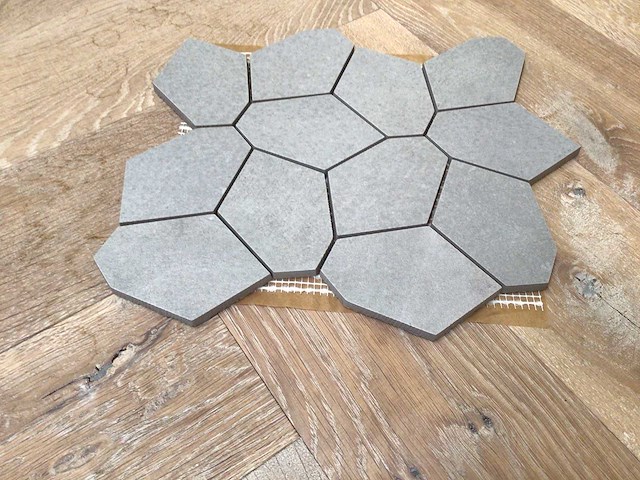 Rondine conrete light grey mat mozaïektegel 30x30 cm 2,16 m² - afbeelding 5 van  5