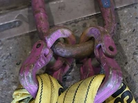Rondstrop 2-sprong met klephaken - 3000 kg - afbeelding 2 van  6