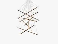 Ronin 7.0 suspended design armatuur goud - afbeelding 2 van  9