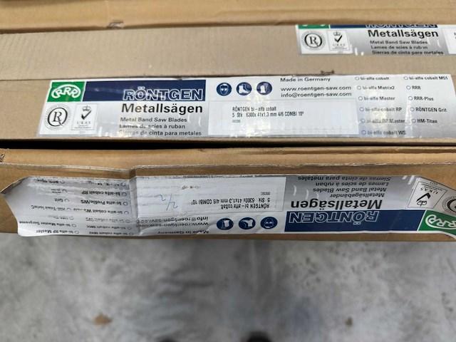 Röntgen - partij metaalzaaglinten (bi-alfa cobalt) - afbeelding 6 van  10