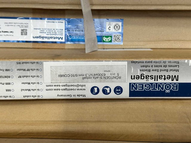 Röntgen - partij metaalzaaglinten (bi-alfa cobalt) - afbeelding 8 van  10