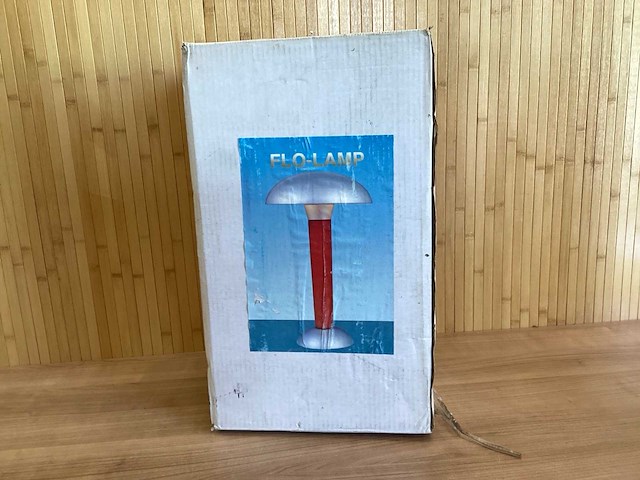 Rood flo-lamp - afbeelding 4 van  5