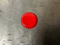 Rood kroonkurken 26mm (8500x) - afbeelding 1 van  5