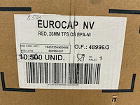 Rood kroonkurken 26mm (8500x) - afbeelding 4 van  5