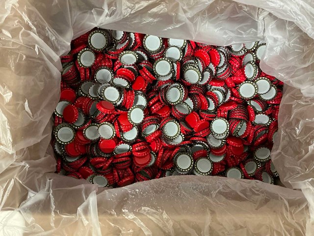 Rood kroonkurken 26mm (8500x) - afbeelding 5 van  5