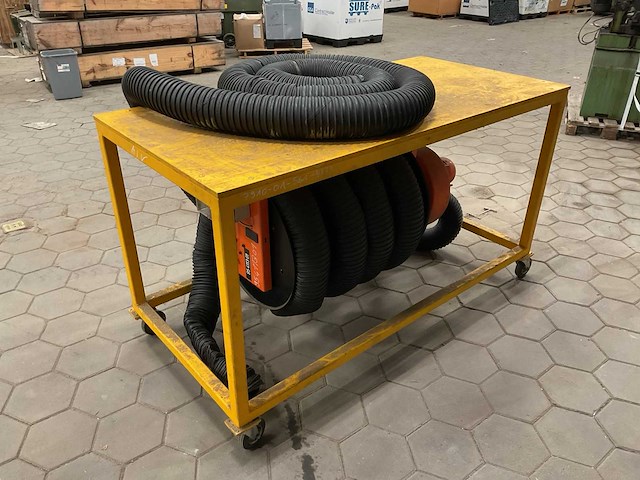 Rookafzuig slang op haspel - afbeelding 2 van  6