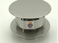 Rookgasafvoerkap, 200 mm metaloterm, 159698 - afbeelding 1 van  3
