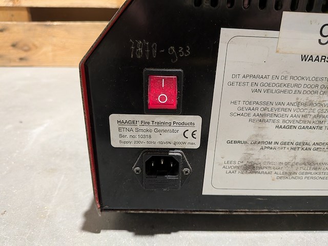 Rookgenerator, haagen, etna - afbeelding 4 van  7