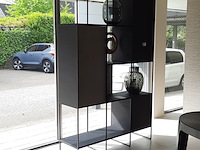 Roomdivider beek, cubic, zwart - afbeelding 1 van  9