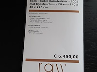 Roomdivider beek, cubic, zwart - afbeelding 2 van  9