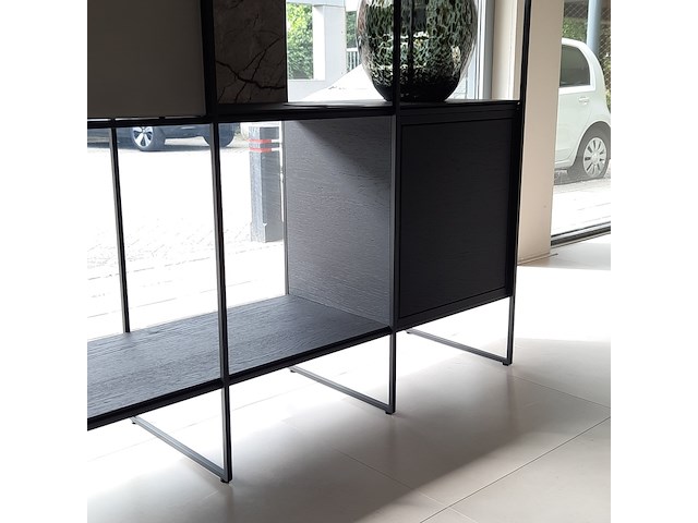 Roomdivider beek, cubic, zwart - afbeelding 7 van  9