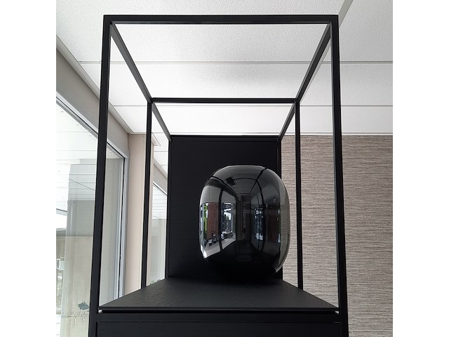 Roomdivider beek, cubic, zwart - afbeelding 9 van  9