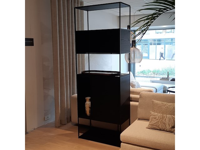Roomdivider beek, cubic, zwart - afbeelding 3 van  13