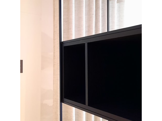 Roomdivider beek, cubic, zwart - afbeelding 11 van  13