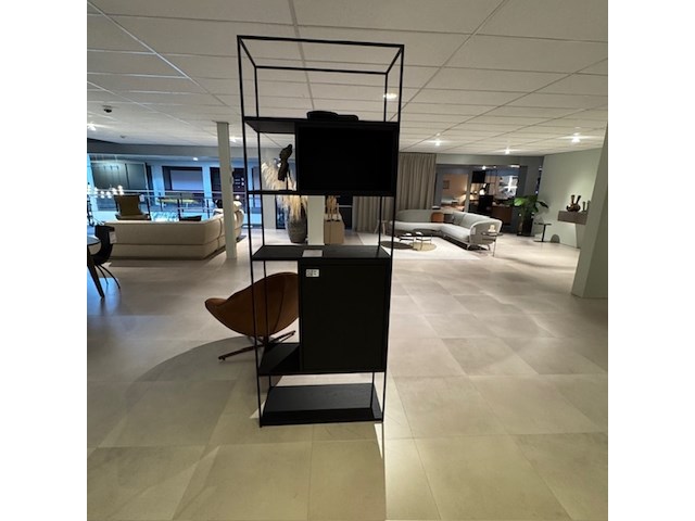 Roomdivider beek, cubic, zwart - afbeelding 1 van  7
