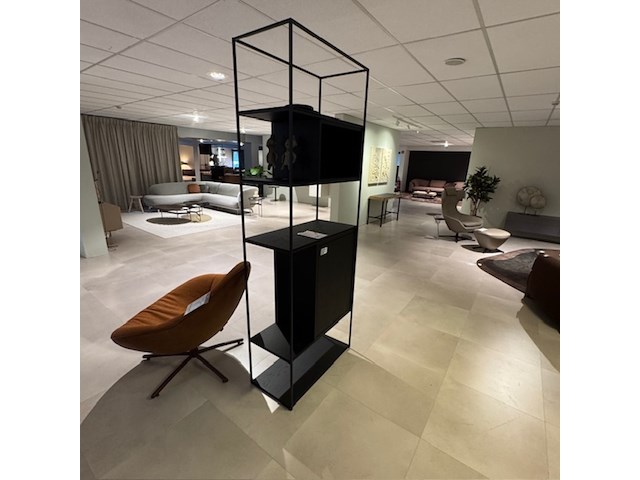Roomdivider beek, cubic, zwart - afbeelding 3 van  7