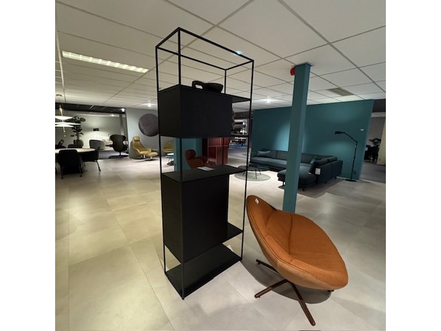 Roomdivider beek, cubic, zwart - afbeelding 6 van  7