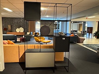 Roomdivider, beek, cubic, zwart - afbeelding 1 van  5