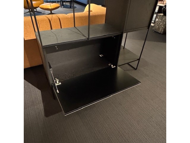 Roomdivider, beek, cubic, zwart - afbeelding 3 van  5