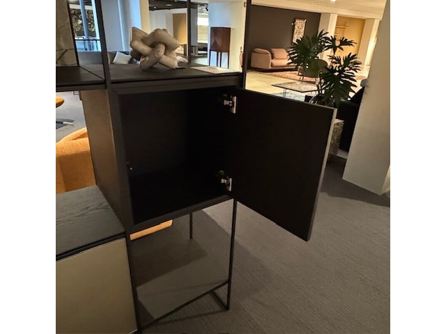 Roomdivider, beek, cubic, zwart - afbeelding 4 van  5