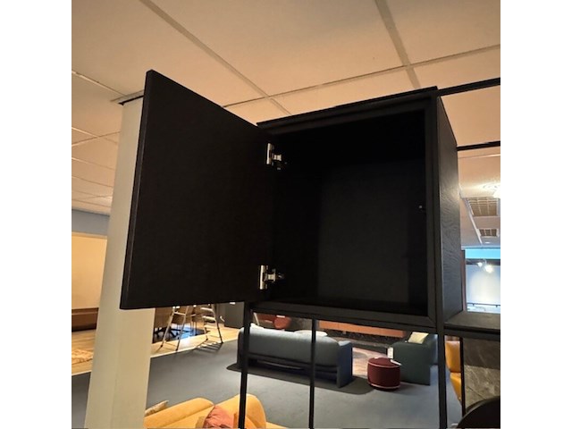 Roomdivider, beek, cubic, zwart - afbeelding 5 van  5