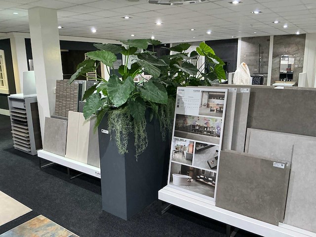 Roomdivider met kunstplanten - afbeelding 2 van  4