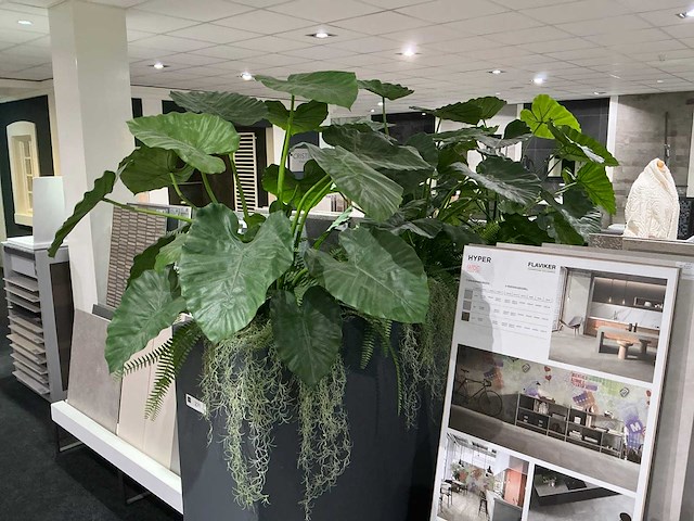 Roomdivider met kunstplanten - afbeelding 3 van  4