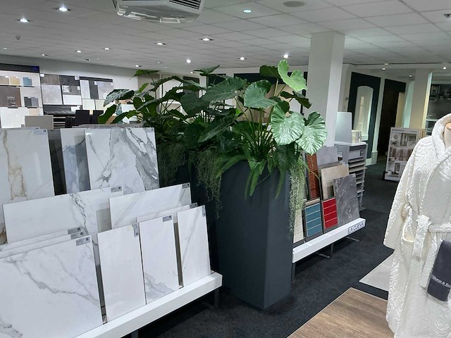 Roomdivider met kunstplanten - afbeelding 4 van  4