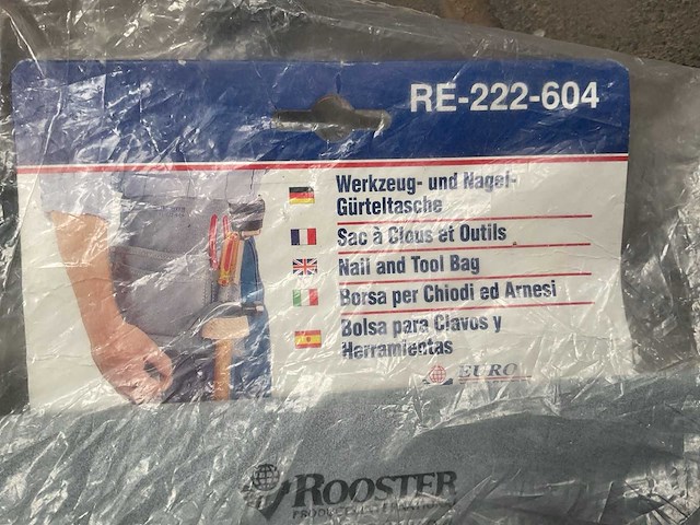 Rooster nail and tool bag (5x) - afbeelding 4 van  4