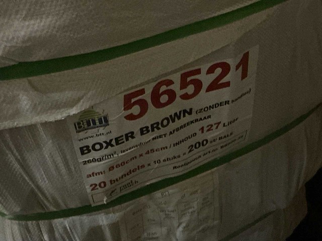 Root pouch boxer brown 127l kweekzak (320x) - afbeelding 4 van  4