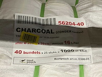 Root pouch charcoal 16l kweekzak (2000x) - afbeelding 3 van  3