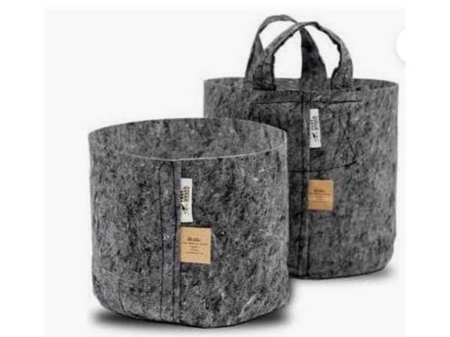 Root pouch grey 12l kweekzak (950x) - afbeelding 1 van  4