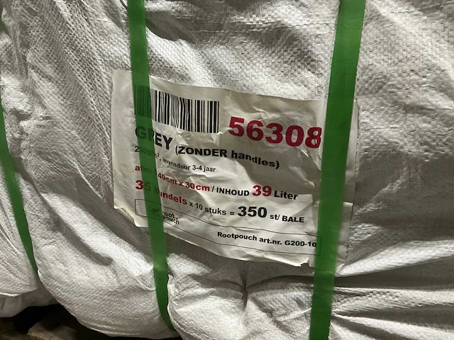 Root pouch grey 1,6l kweekzak (900x) - afbeelding 5 van  5