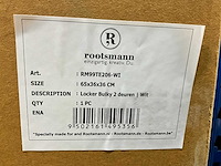 Rootsmann bulky locker 2 deuren wit (6x) - afbeelding 5 van  5
